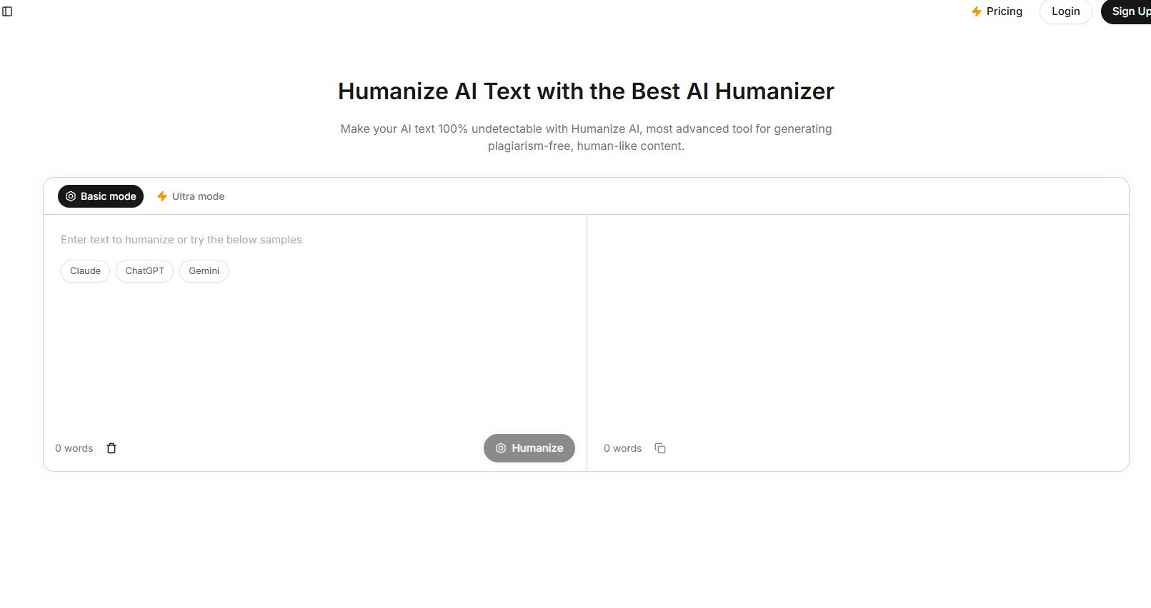 Humanize AI banner