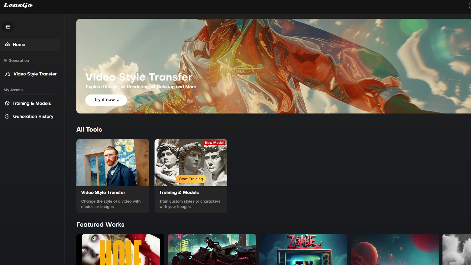 LensGo AI banner