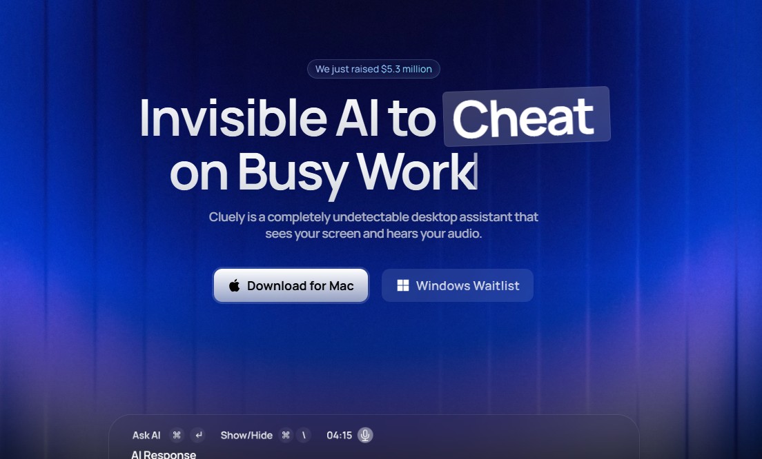 Cluely AI banner