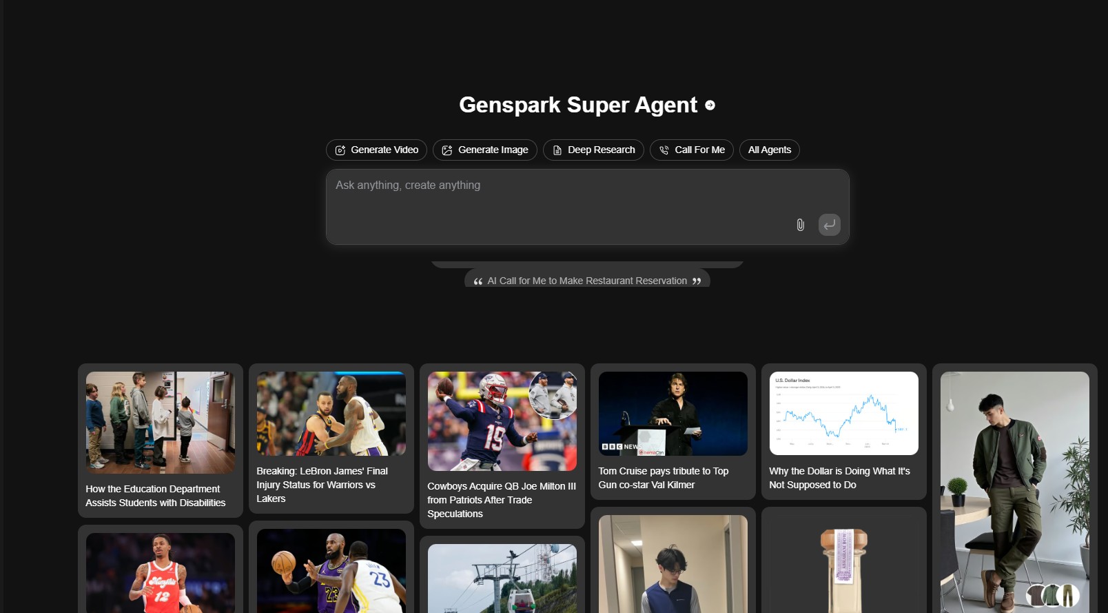 Genspark AI banner