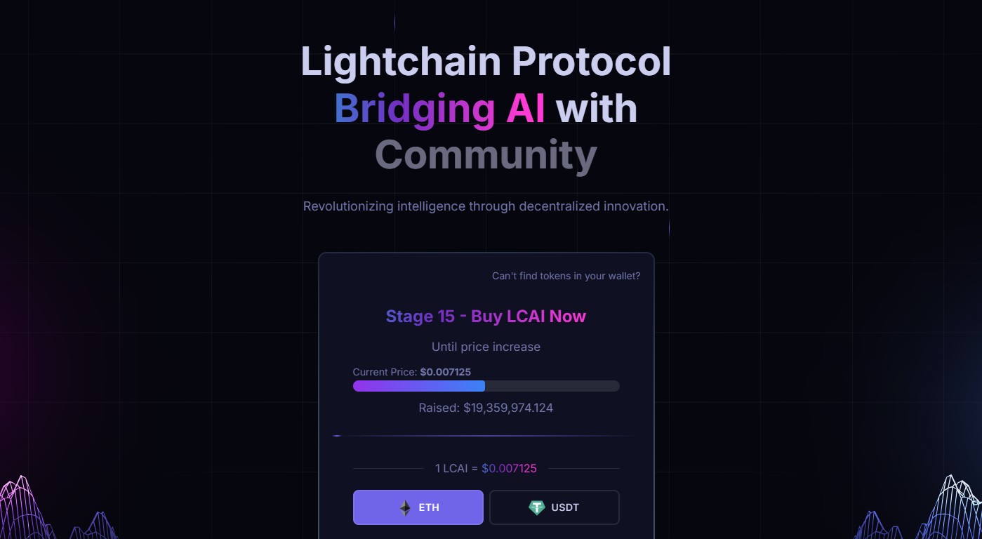 Lightchain AI banner