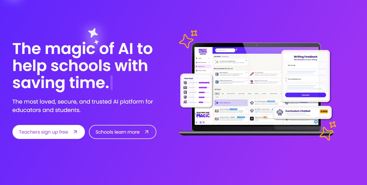 Magicschool AI banner