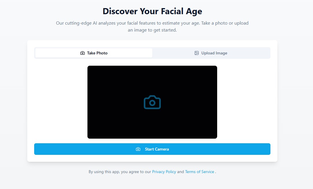 FaceAge AI banner